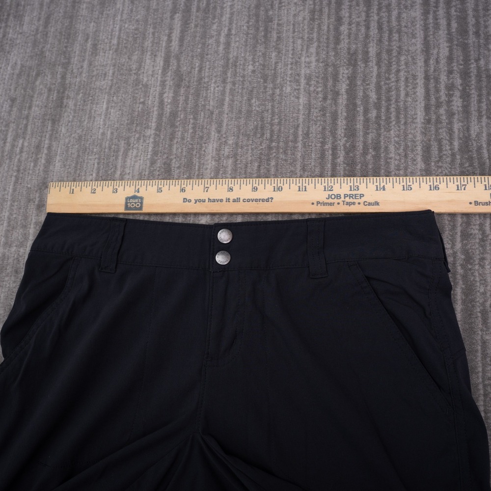 Columbia Capri Pants Womens 8 Black Excellent Omni-Shield Hiking Outdoor - Picture 3 of 9